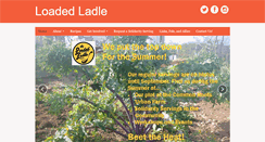 Desktop Screenshot of loadedladle.com