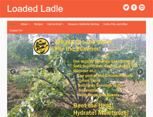 Tablet Screenshot of loadedladle.com